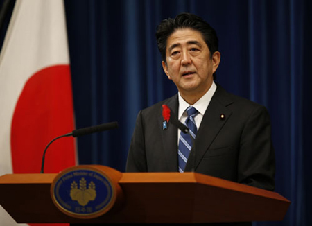 Thủ tướng Nhật Shinzo Abe sẽ vận động lên án TQ tại hội nghị G7.